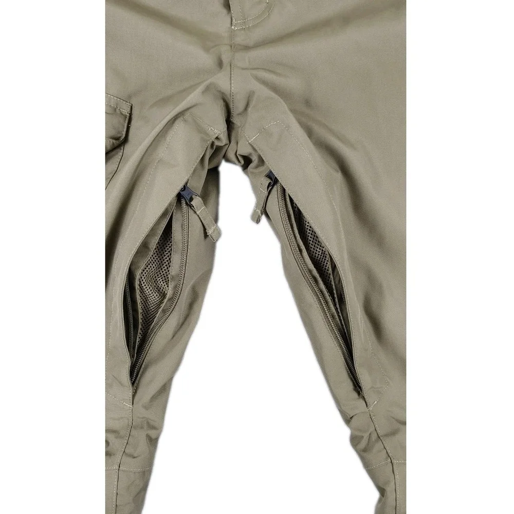 The North Face Hyvent Snow Pants Mens LG Tan Olive  Nylon Ski Snowboard NFOA2TJJ